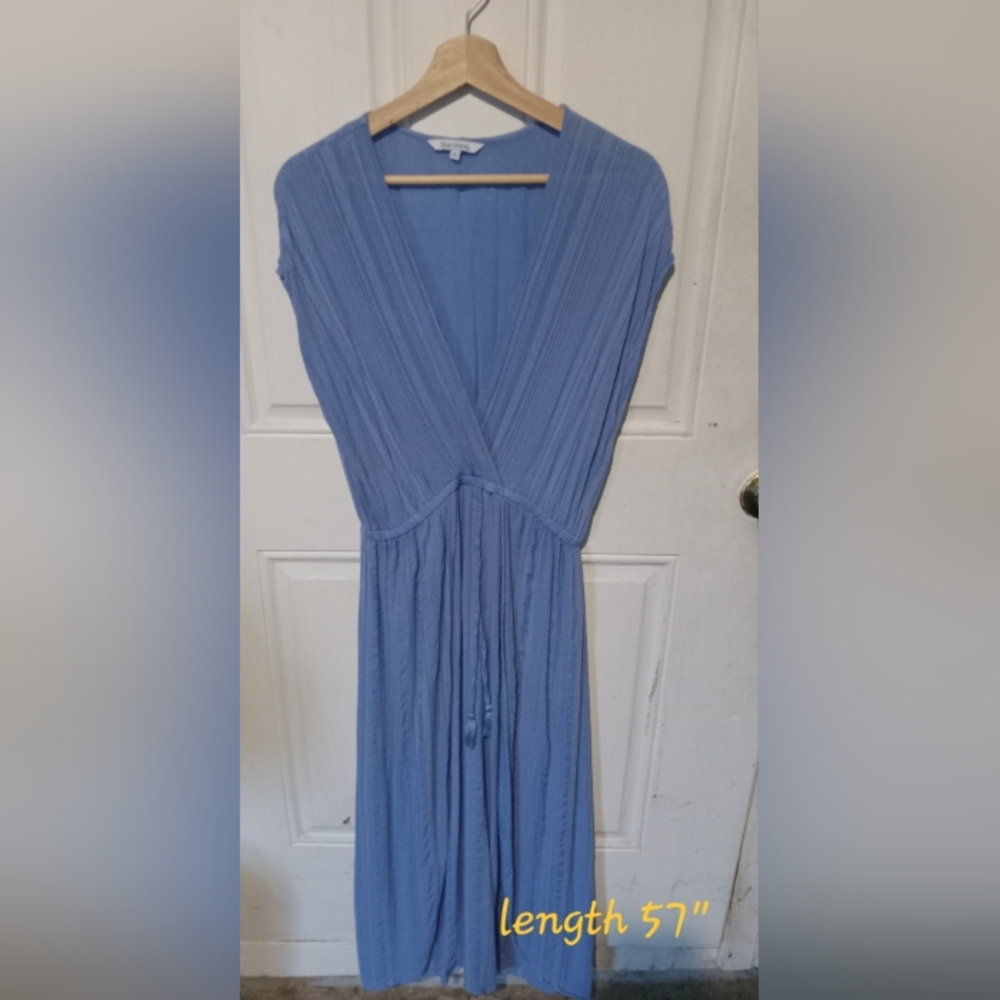 Blue Island Cover Up Hi Low Dress Beach